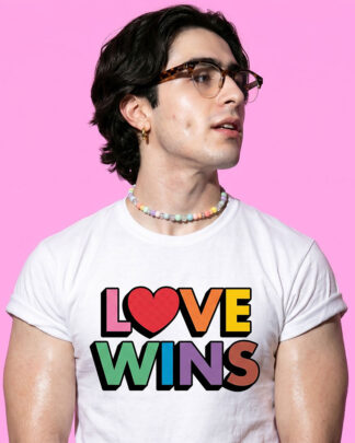 Love wins (playera blanca)