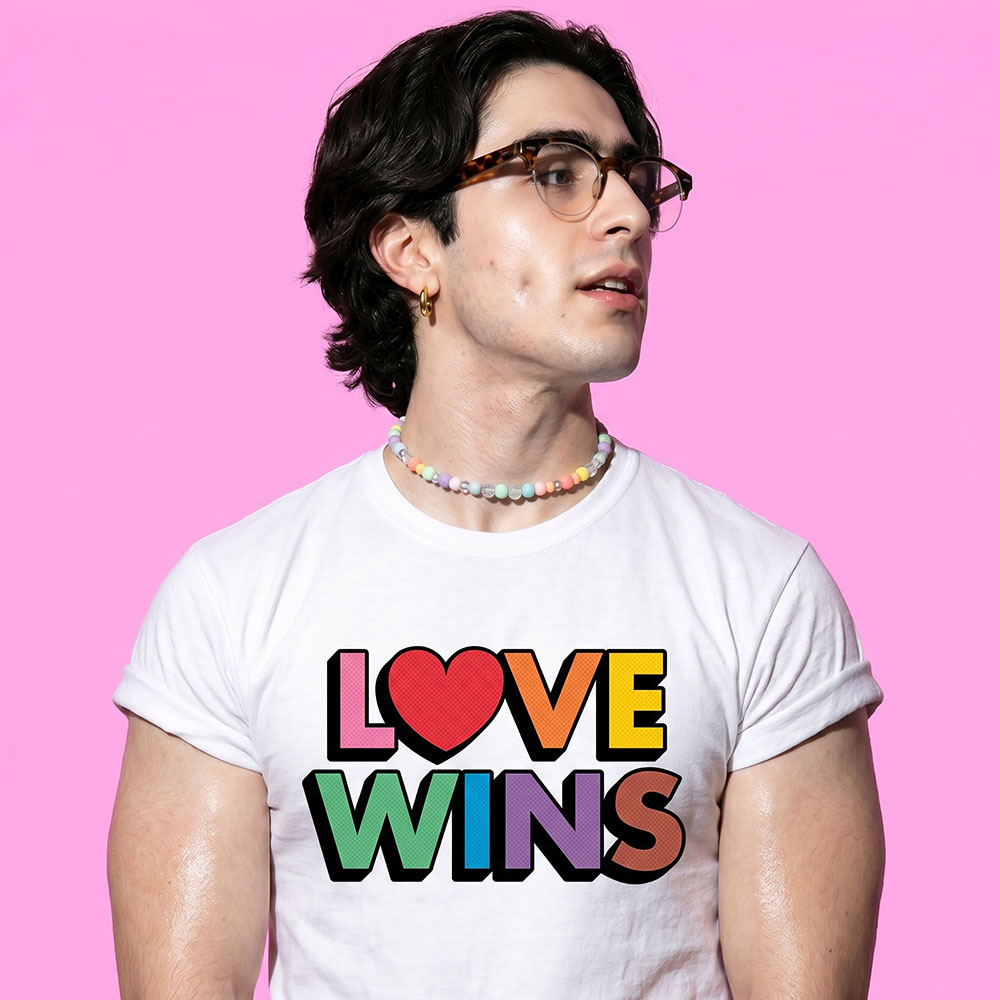 Love wins (playera blanca)