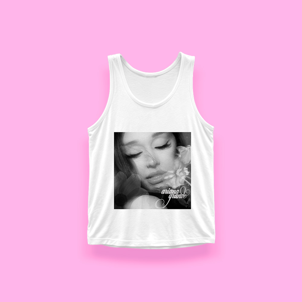 Ariana Grande PETAL (tank top blanco)