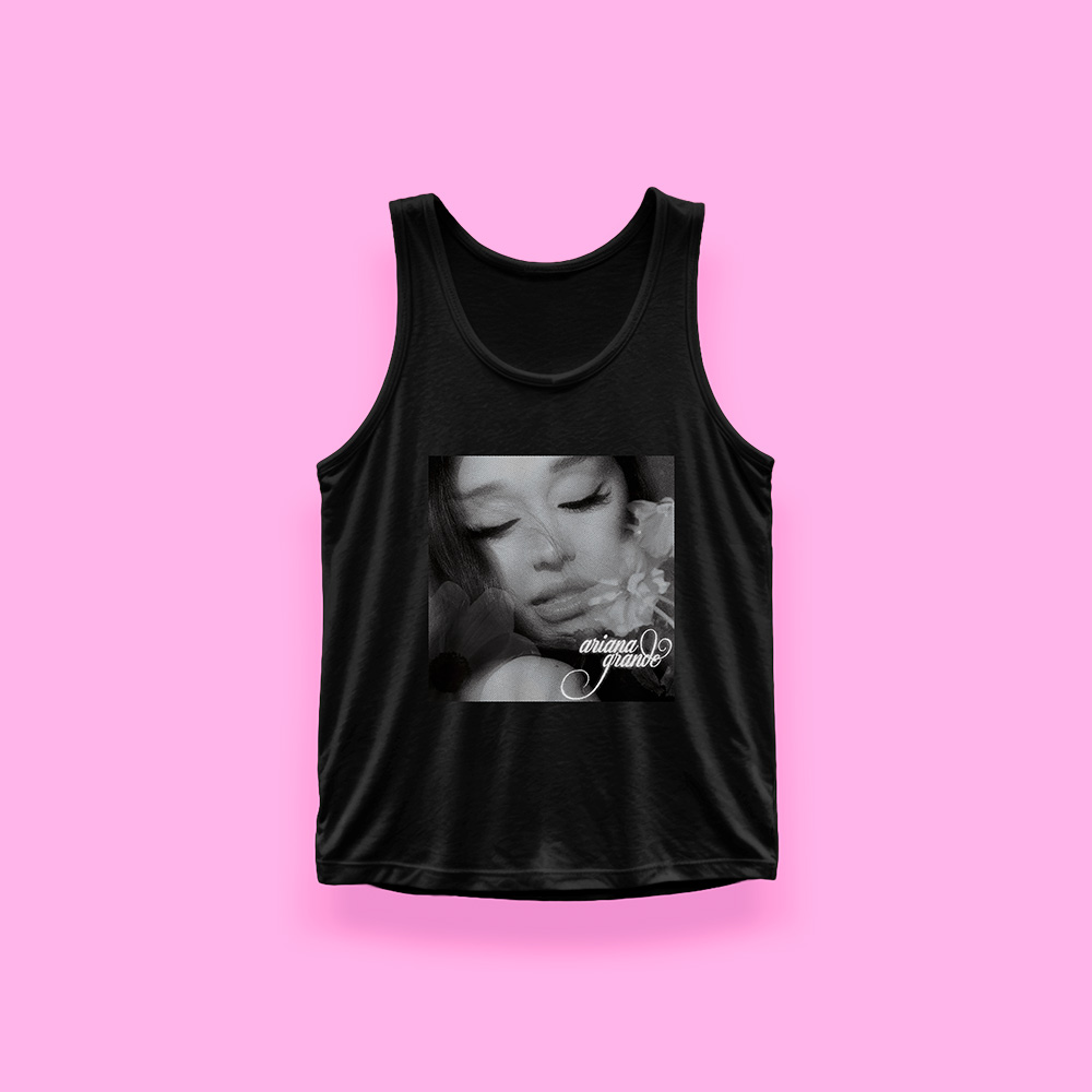 Ariana Grande PETAL (tank top negro)