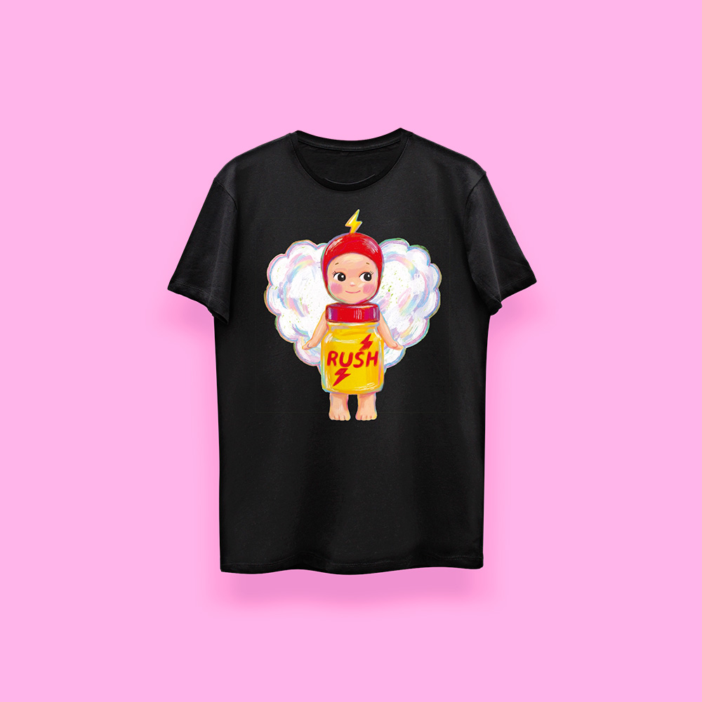 Baby Rush (playera negra)