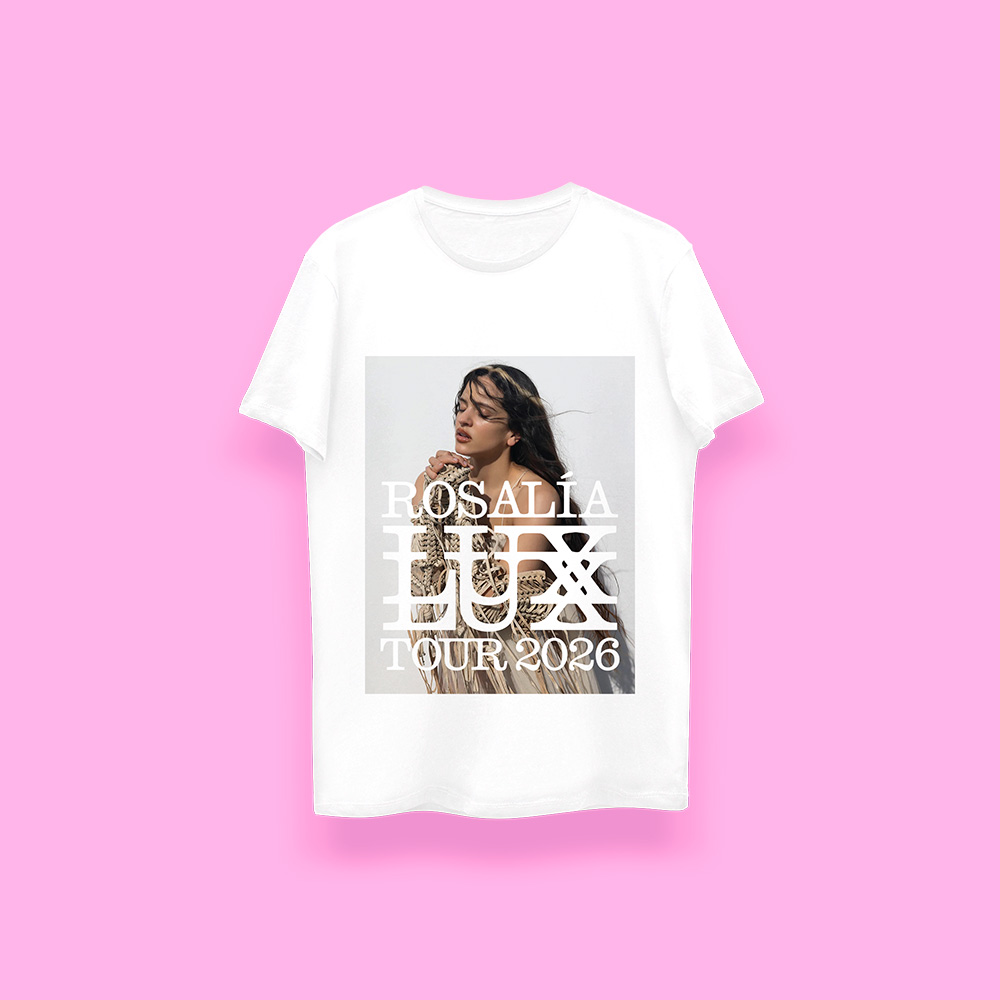 Rosalía LUX TOUR 2026 (playera blanca)