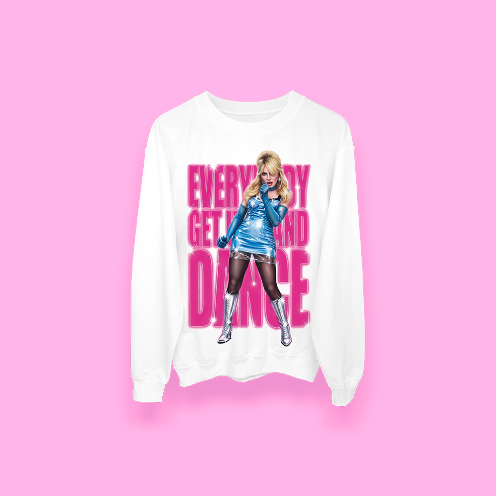 Madonna CONFESSIONS II Danceteria (sudadera blanca)