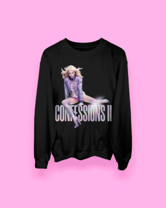 Madonna CONFESSIONS II purple jacket (sudadera negra)