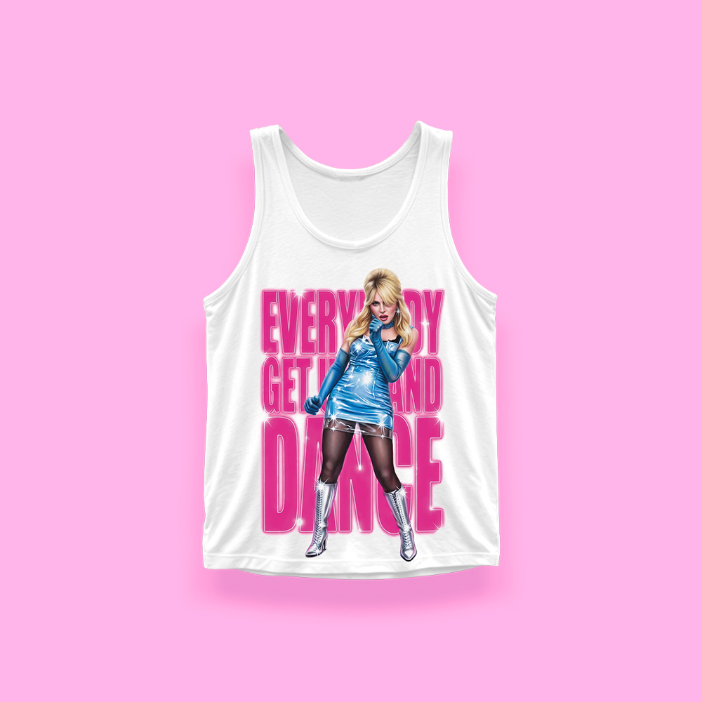 Madonna CONFESSIONS II Danceteria (tank top blanco)
