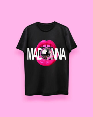 Madonna READ MY LIPS (playera negra)