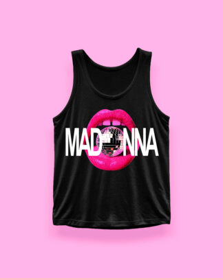 Madonna READ MY LIPS (tank top negro)