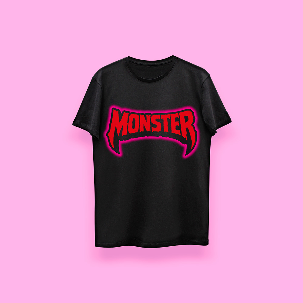 Monster (playera negra)