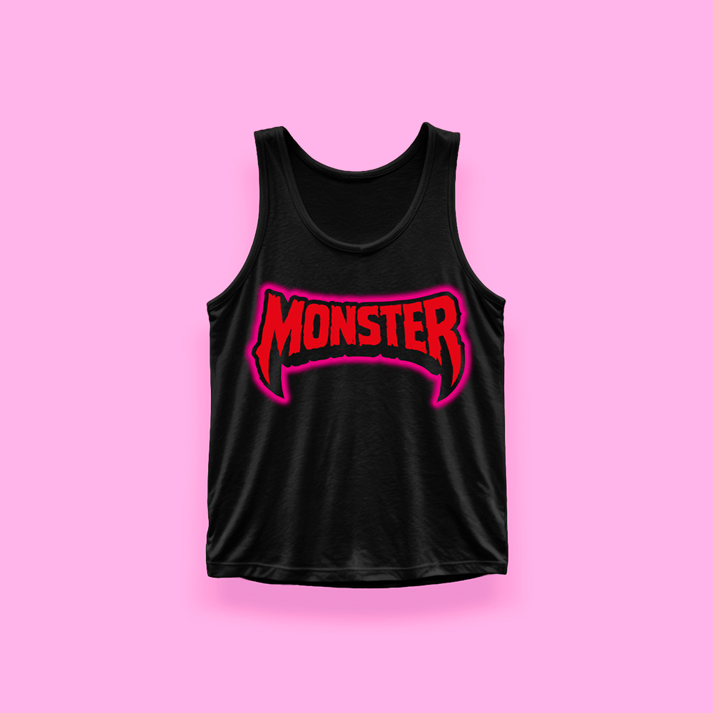 Monster (tank top negro)