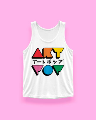 Art pop (tank top blanco)