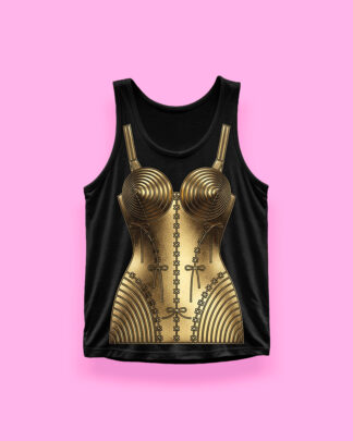 Madonna is the blond ambition (tank top negro)