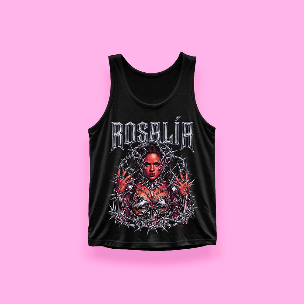 Rosalía DIABLO (tank top negro)