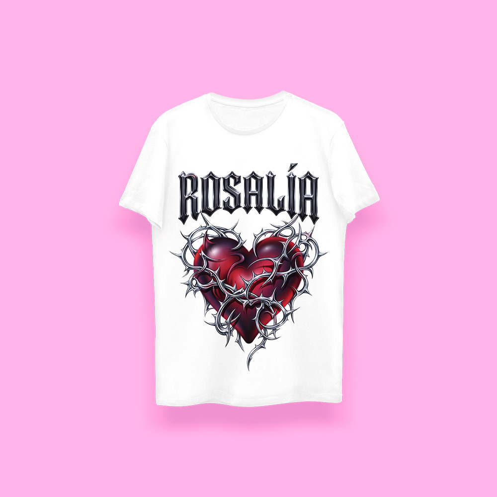 Rosalía MALAMENTE (playera blanca)