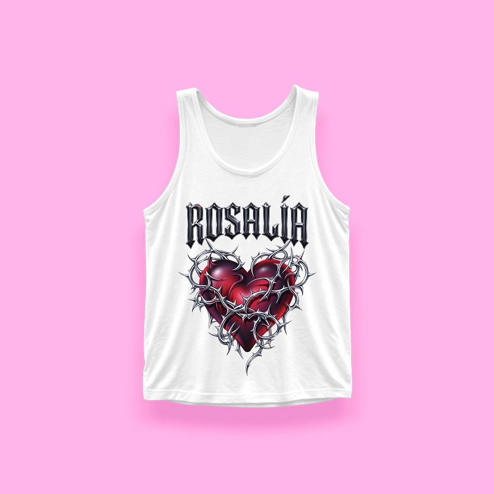 Rosalía MALAMENTE (tank top blanco)