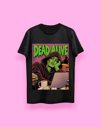 Inferno DEAD ALIVE (playera negra)