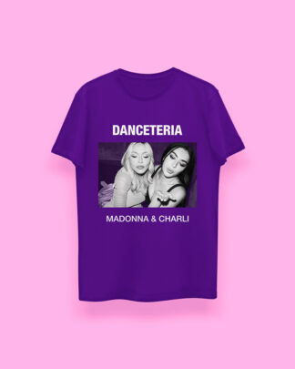 Madonna & Charli Danceteria (playera morada)