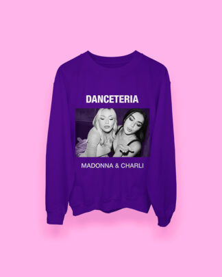 Madonna & Charli Danceteria (sudadera morada)