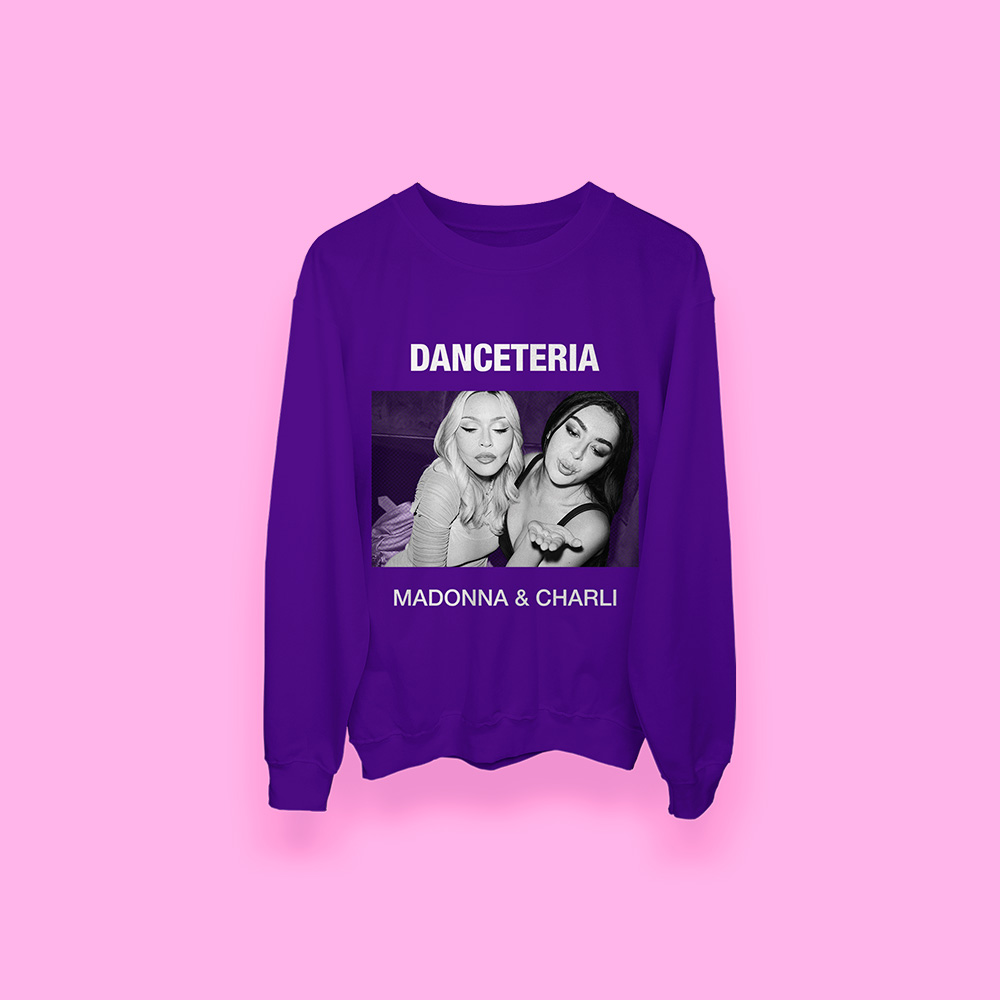 Madonna & Charli Danceteria (sudadera morada)