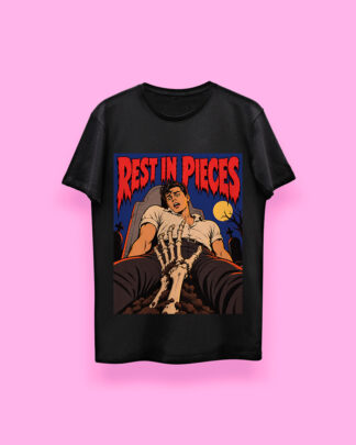 Inferno REST IN PIECES (playera negra)
