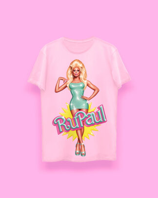 RuPaul is a Barbie (playera rosa)